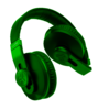 Green Headphones Image